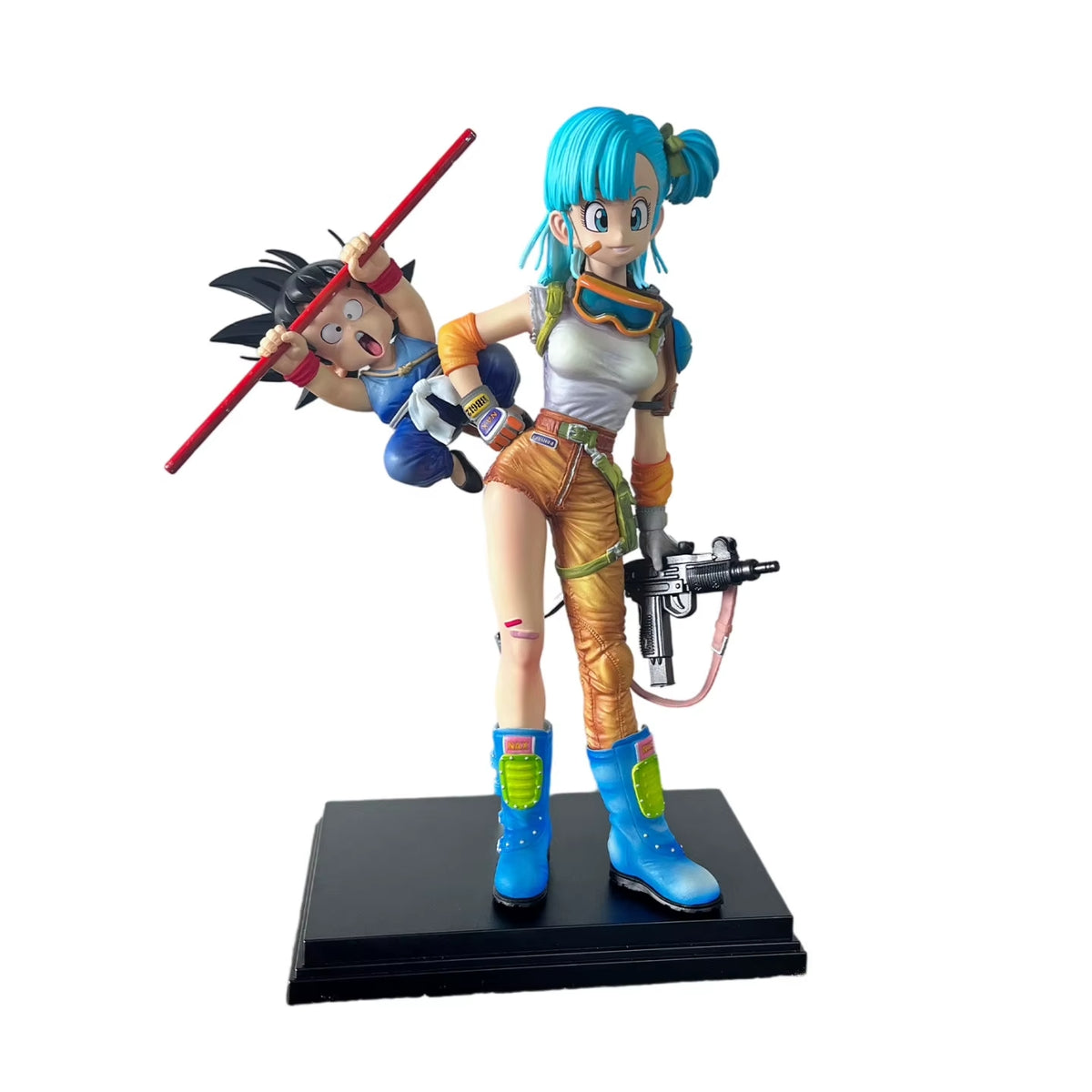 Statua Bulma & Son Goku - Dragon Ball Z GK Figure 26,5cm