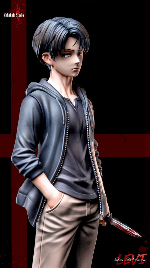 Statua Child Levi Ackerman Attack on Titan Mahakala Studio Resin Statue [PRE-ORDER]