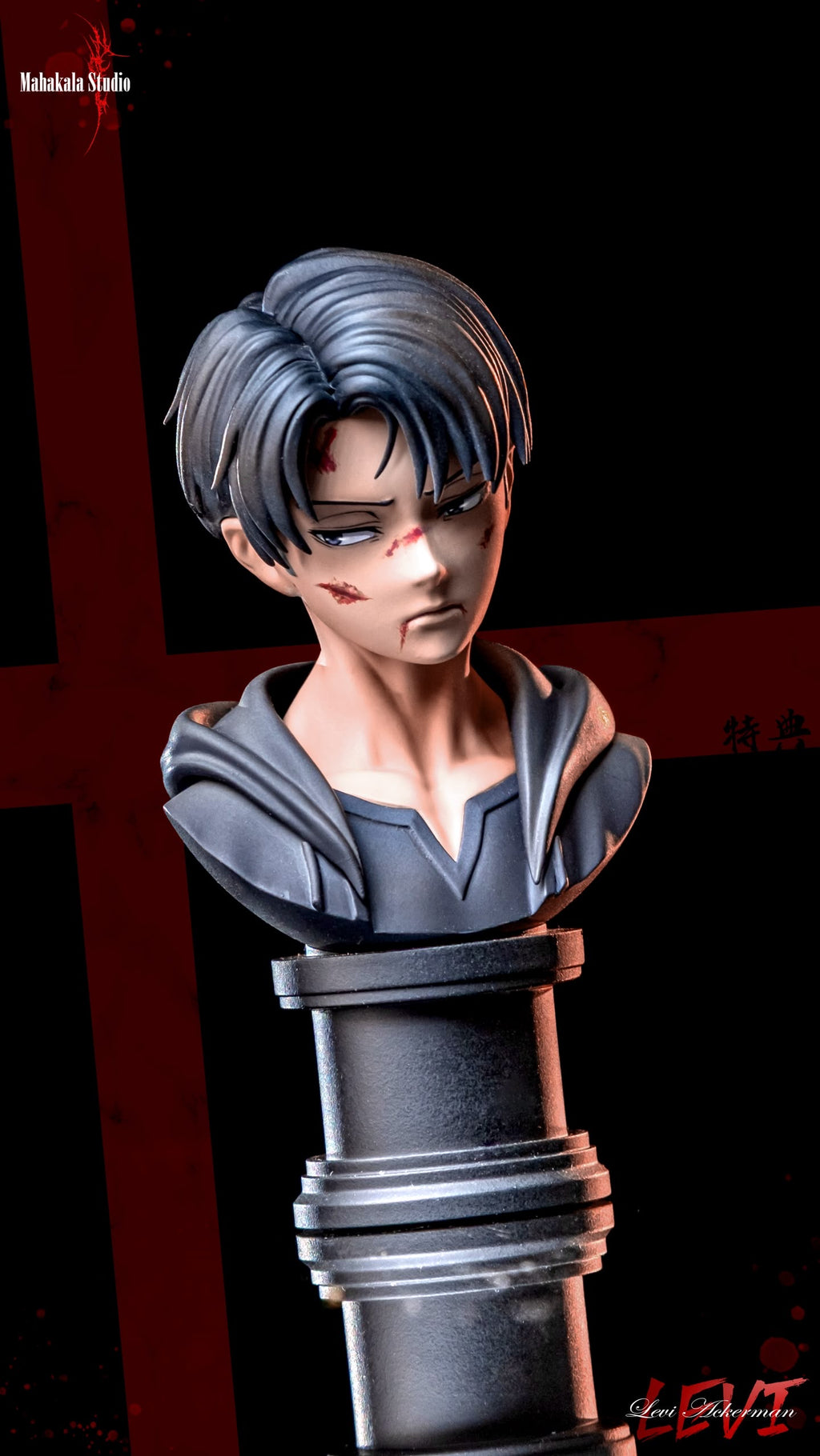 Statua Child Levi Ackerman Attack on Titan Mahakala Studio Resin Statue [PRE-ORDER]
