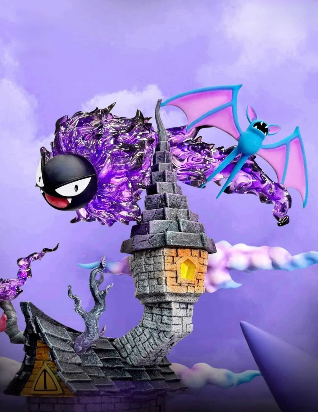 Statua Diorama Pokémon Spettro Lavender Town Gengar Evolution - Pokèmon GK Figure 31cm