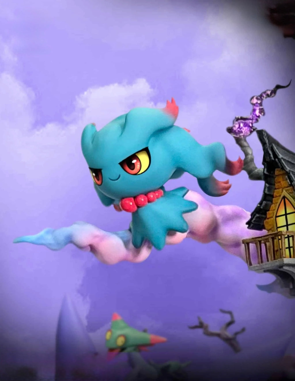 Statua Diorama Pokémon Spettro Lavender Town Gengar Evolution - Pokèmon GK Figure 31cm