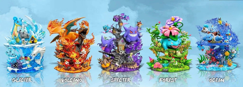 Statua Diorama Pokémon Spettro Lavender Town Gengar Evolution - Pokèmon GK Figure 31cm