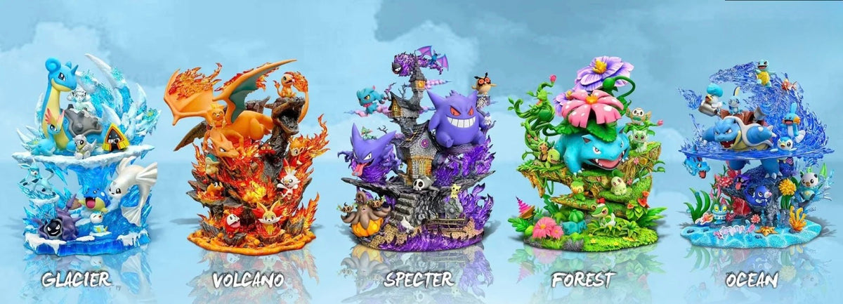 Statua Diorama Pokémon Spettro Lavender Town Gengar Evolution - Pokèmon GK Figure 31cm