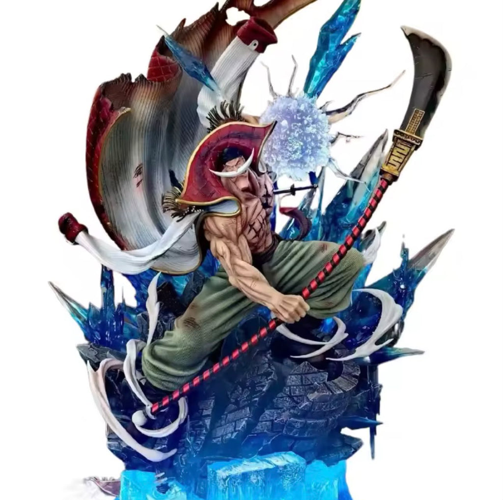 Statua Edward Newgate Barbabianca - One Piece GK Figure 38cm LED
