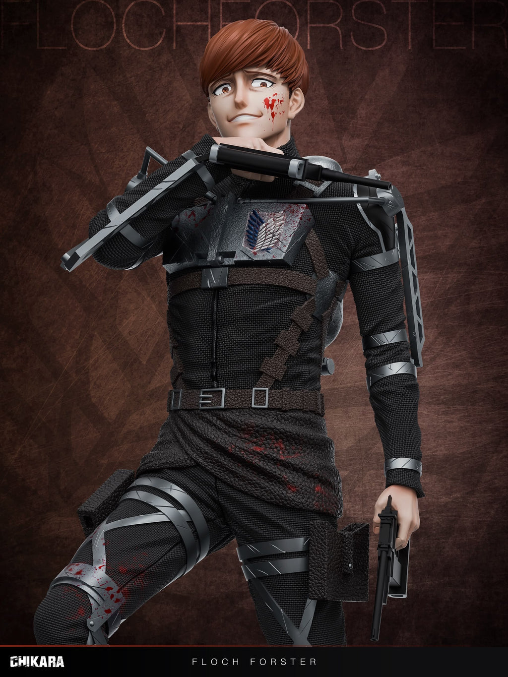 Statua Floch Forster Attack on Titan Chikara Studio Resin Statue 1/6 [PRE-ORDER]
