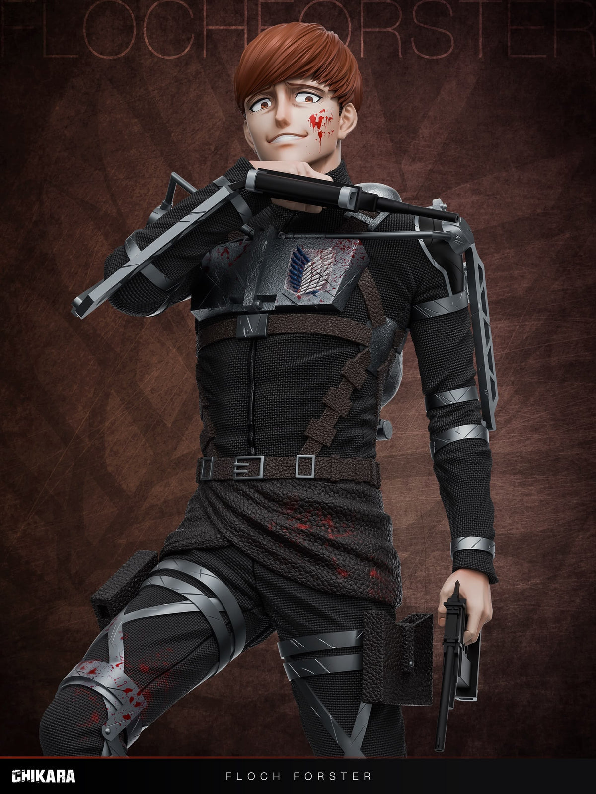 Statua Floch Forster Attack on Titan Chikara Studio Resin Statue 1/6 [PRE-ORDER]