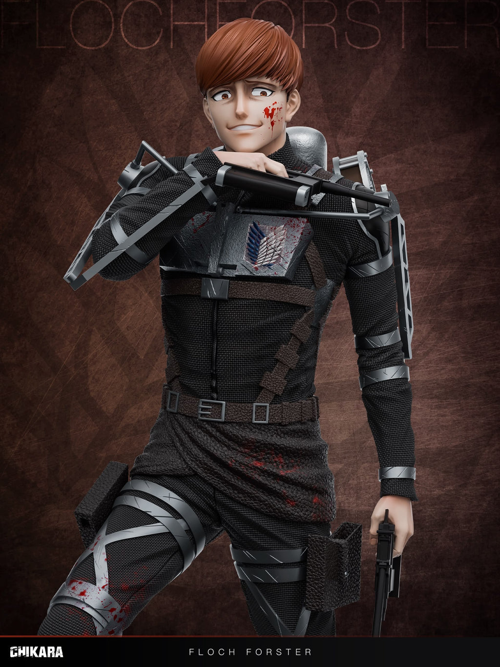 Statua Floch Forster Attack on Titan Chikara Studio Resin Statue 1/6 [PRE-ORDER]