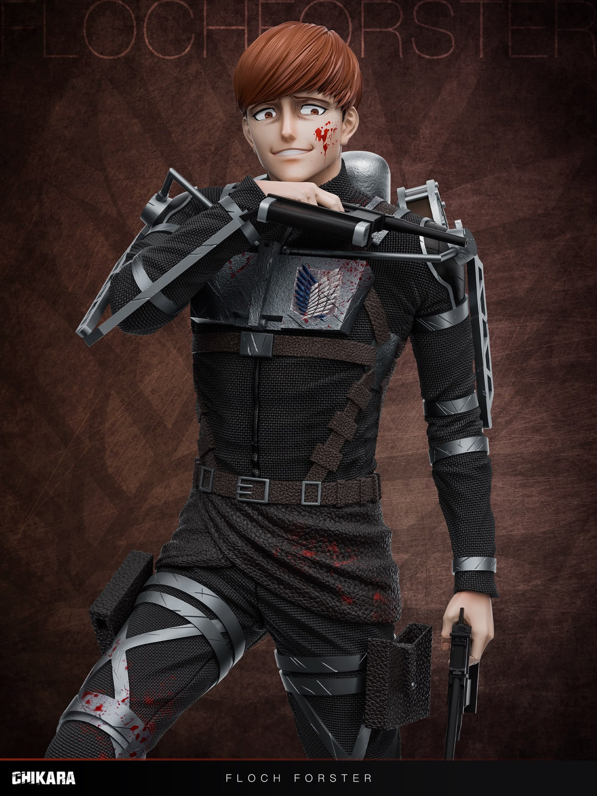 Statua Floch Forster Attack on Titan Chikara Studio Resin Statue 1/6 [PRE-ORDER]