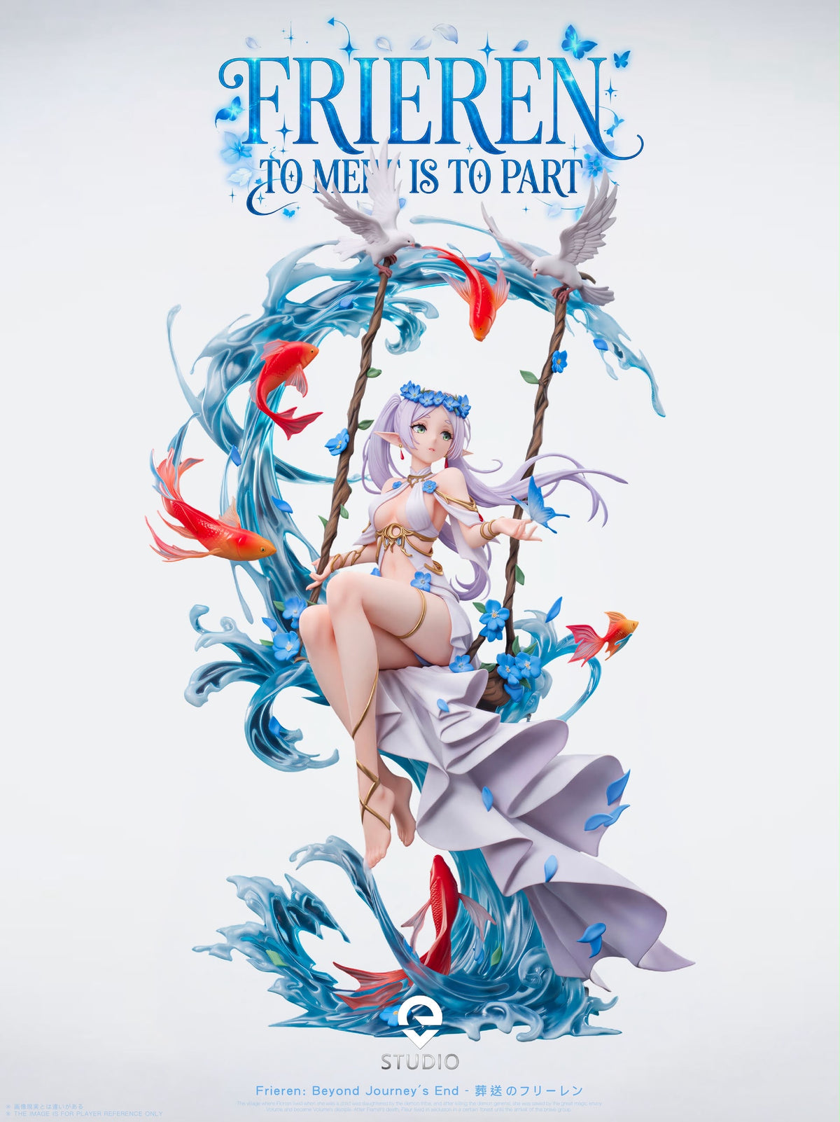 Statua Frieren On Swing Frieren Beyond Journey's End Eve Studio Resin Statue [PRE-ORDER]