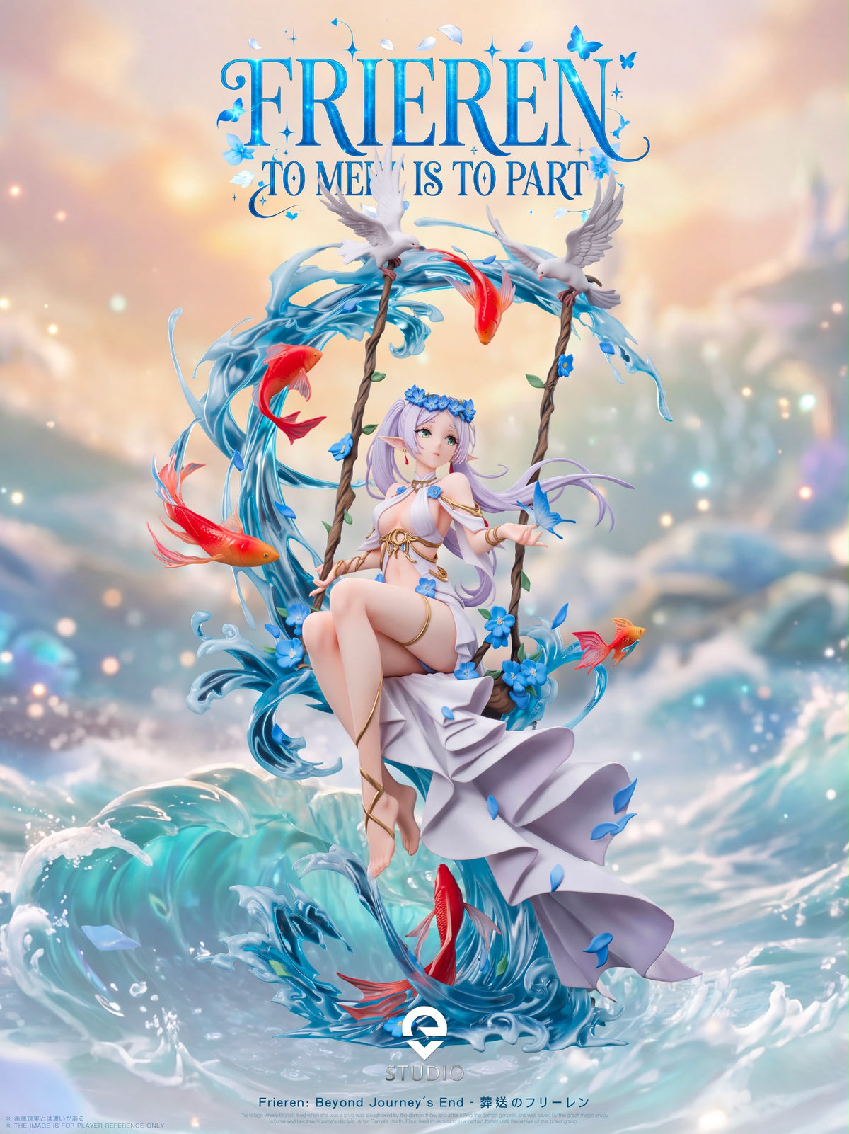 Statua Frieren On Swing Frieren Beyond Journey's End Eve Studio Resin Statue [PRE-ORDER]
