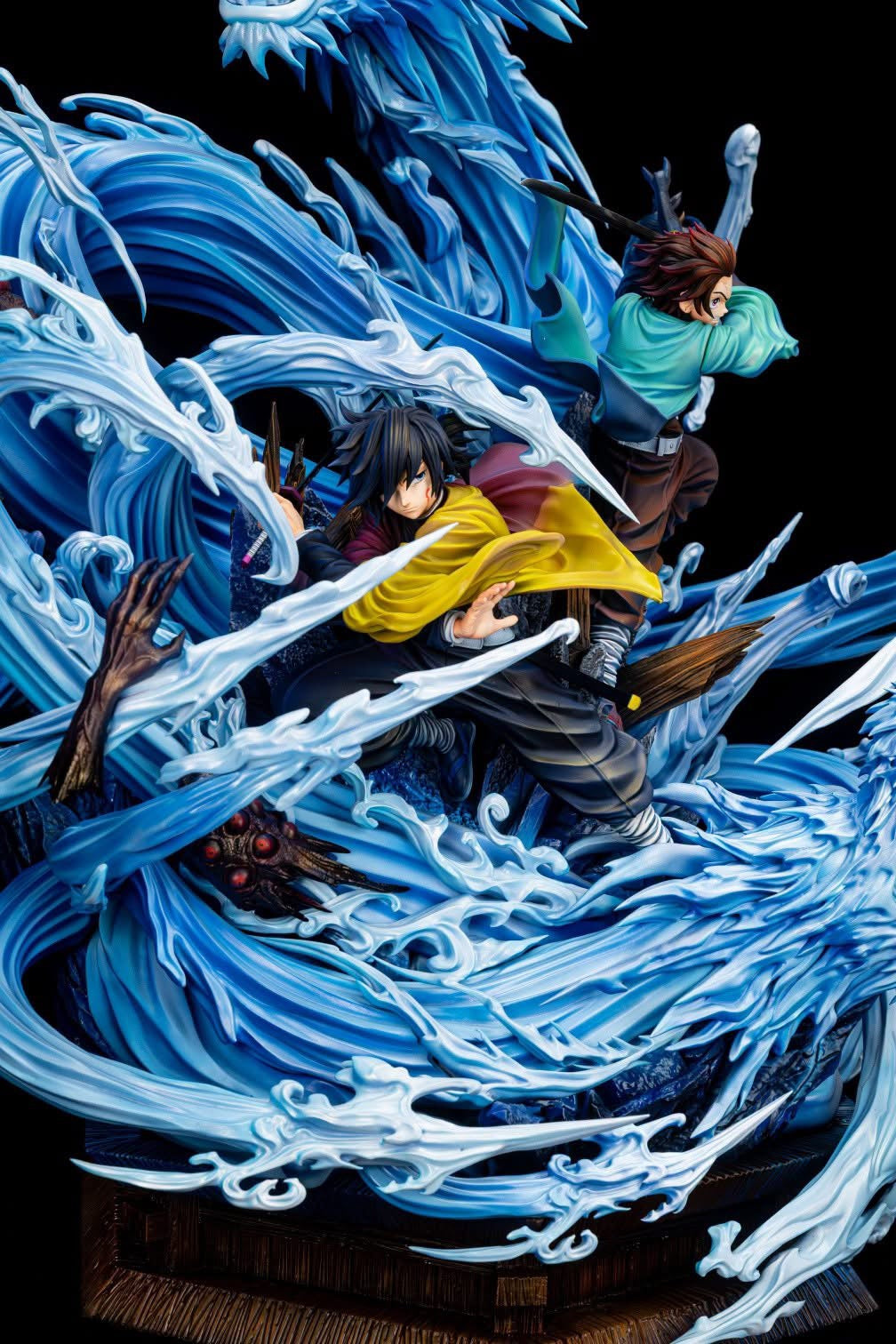 Statua Giyu Tomioka ed Tanjiro Kamado Kimetsu No Yaiba JueYu Studio Resin Statue 1/6 [PRE-ORDER]