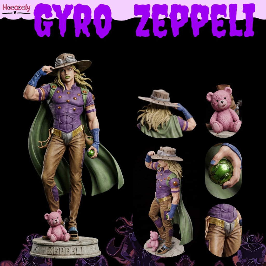 Statua Gyro Zeppeli JoJo's Bizarre Adventure Steel Ball Run Hoooooly Studio Resin Statue 1/6 [PRE-ORDER]