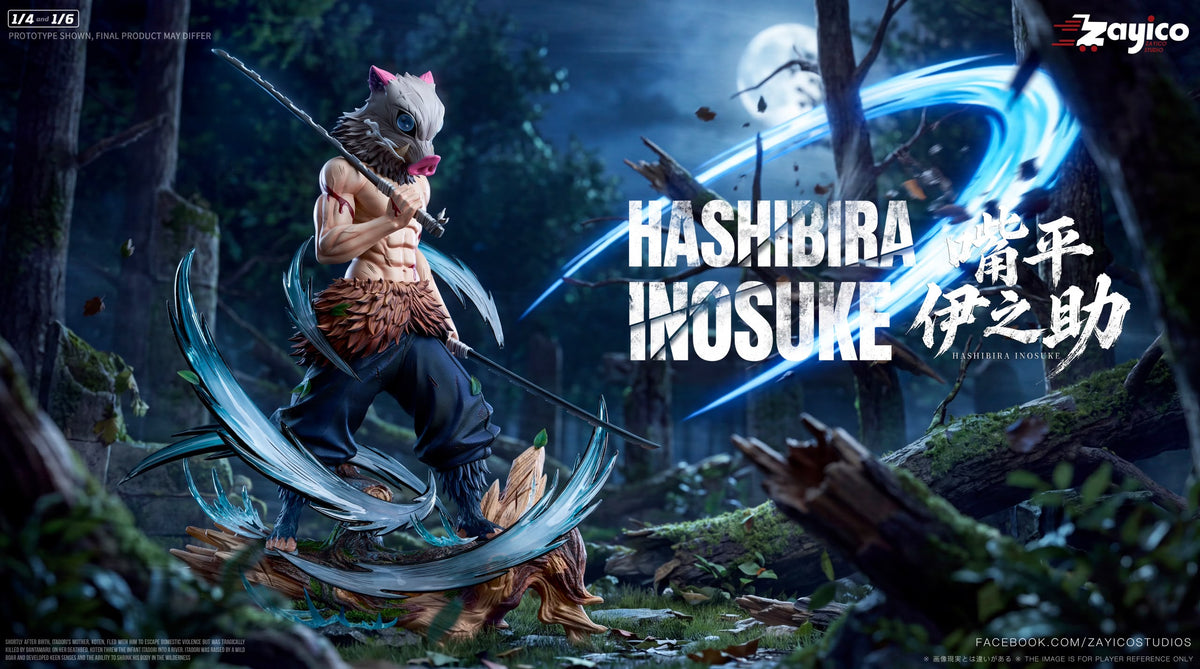 Statua Inosuke Hashibira Kimetsu No Yaiba Zayico Studio Resin Statue [PRE-ORDER]