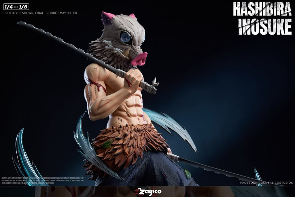 Statua Inosuke Hashibira Kimetsu No Yaiba Zayico Studio Resin Statue [PRE-ORDER]