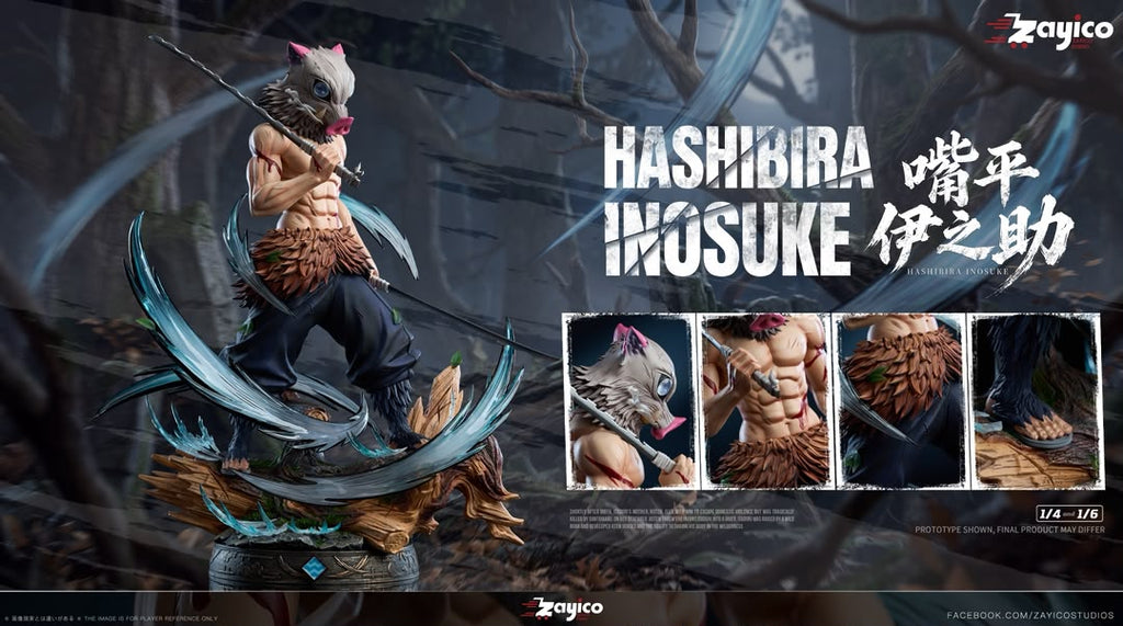 Statua Inosuke Hashibira Kimetsu No Yaiba Zayico Studio Resin Statue [PRE-ORDER]