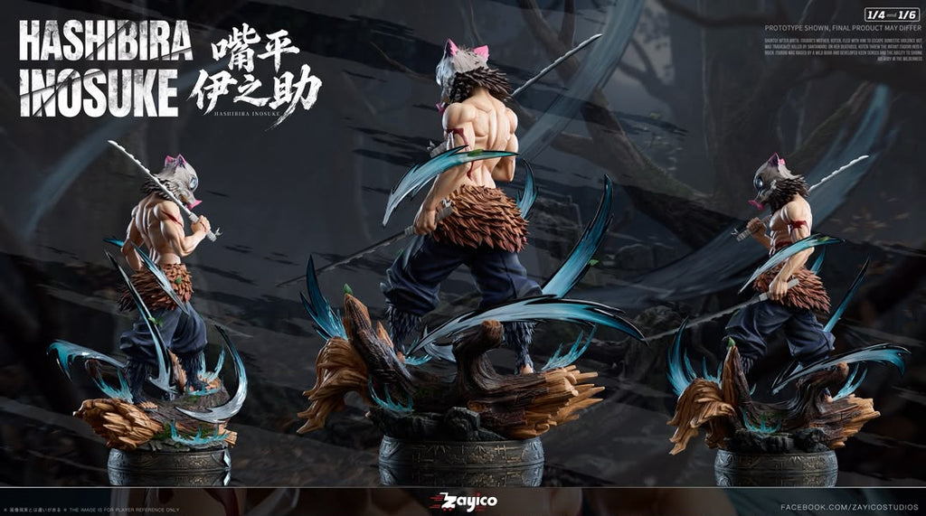 Statua Inosuke Hashibira Kimetsu No Yaiba Zayico Studio Resin Statue [PRE-ORDER]