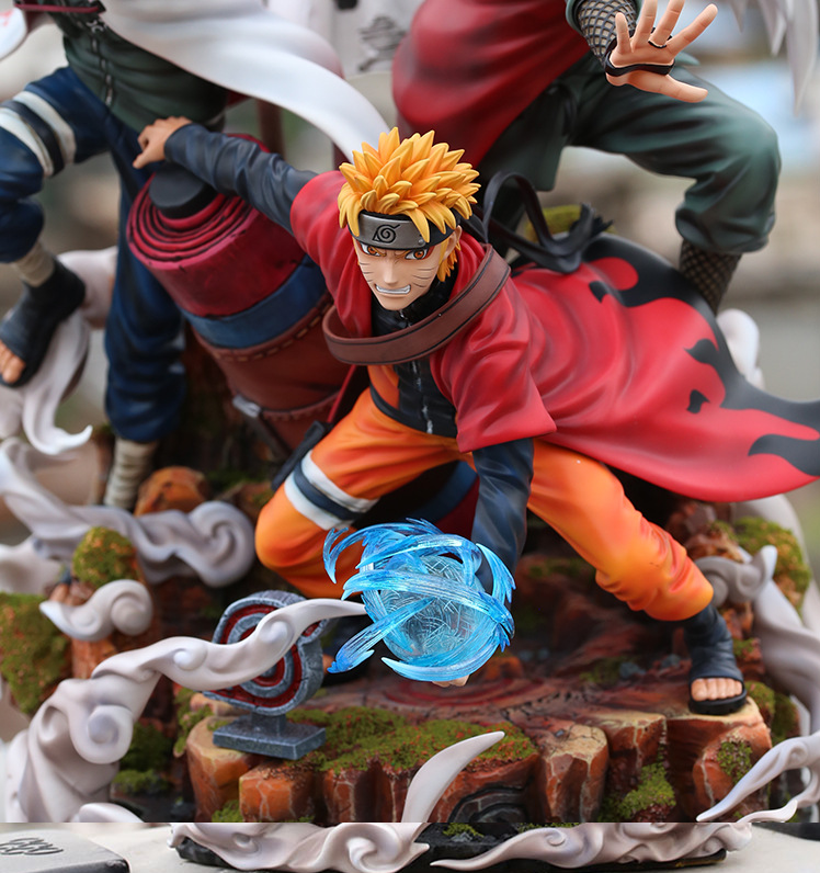 Statua Jiraiya x Minato x Naruto - Naruto Shippuden GK Figure 41cm