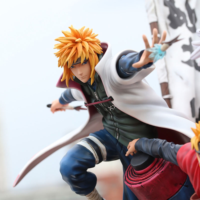 Statua Jiraiya x Minato x Naruto - Naruto Shippuden GK Figure 41cm