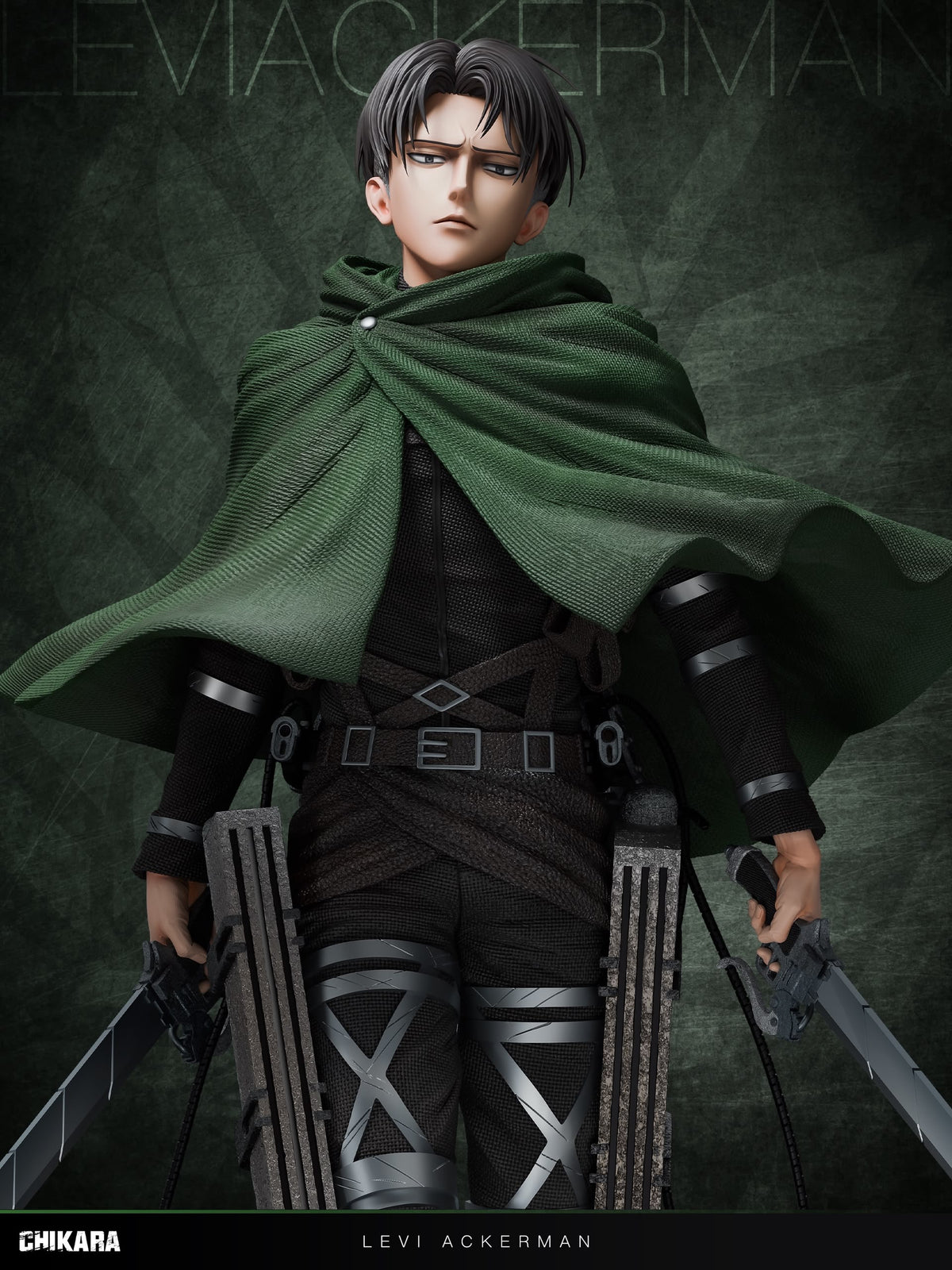 Statua Levi Ackerman V2 - Attack on Titan Chikara Studio Resin Statue [PRE-ORDER]