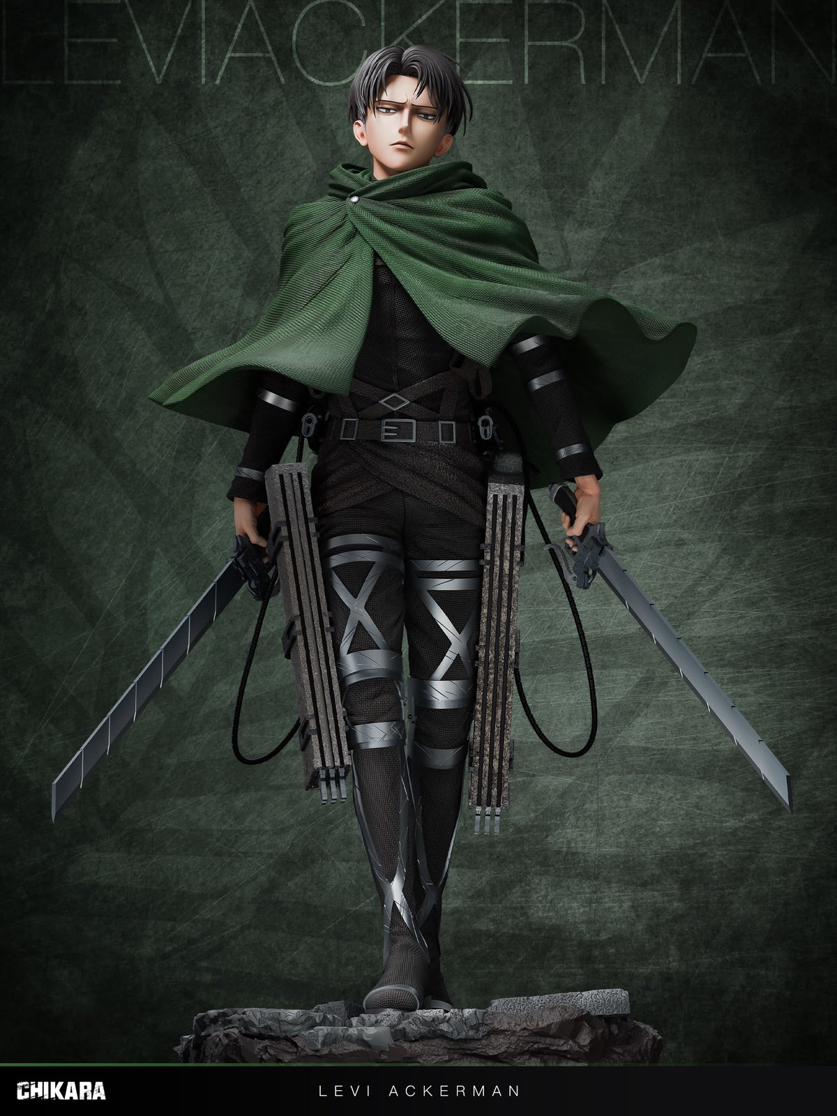 Statua Levi Ackerman V2 - Attack on Titan Chikara Studio Resin Statue [PRE-ORDER]