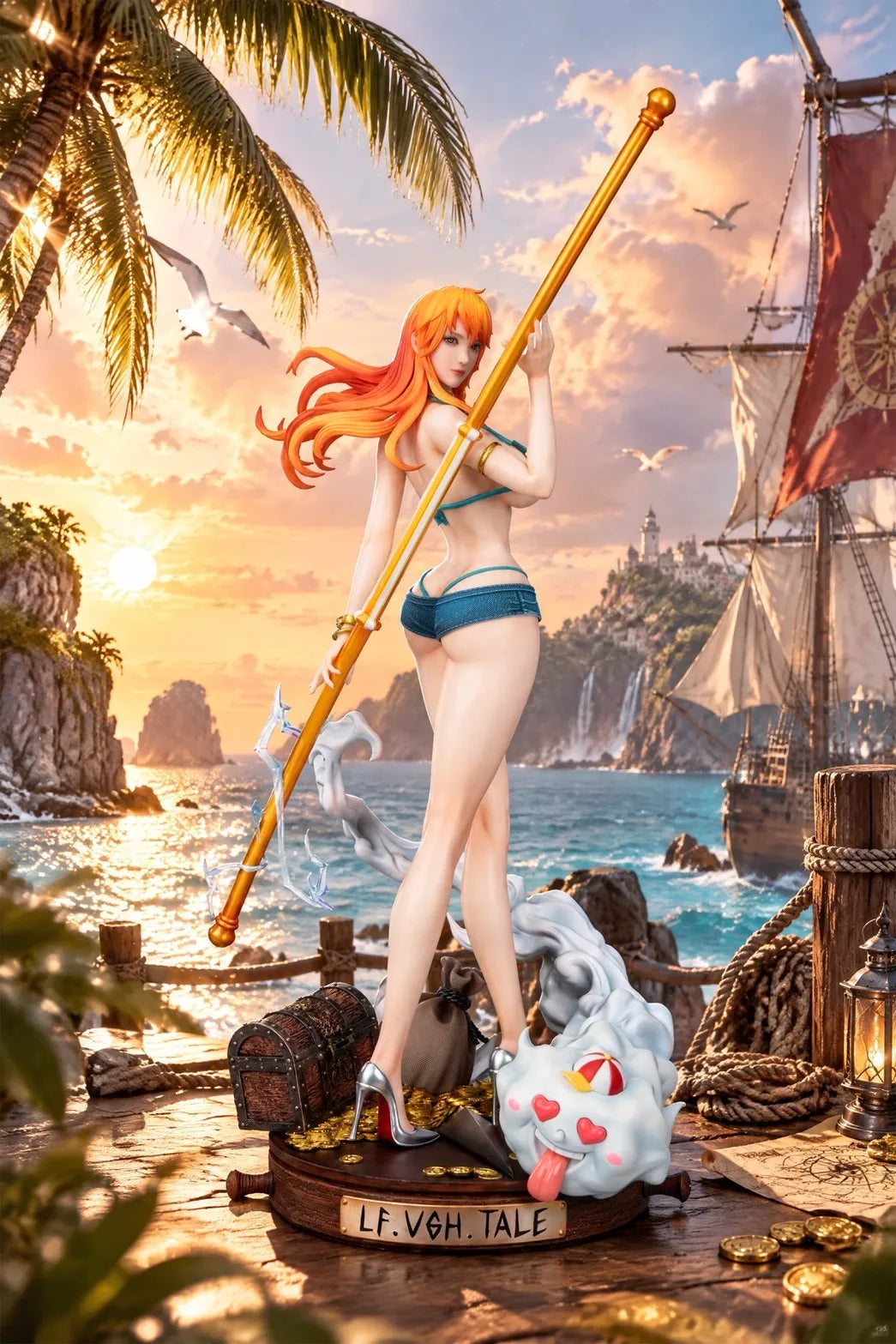 Statua Nami One Piece Restart Studio Resin Statue 1/6 [PRE-ORDER]