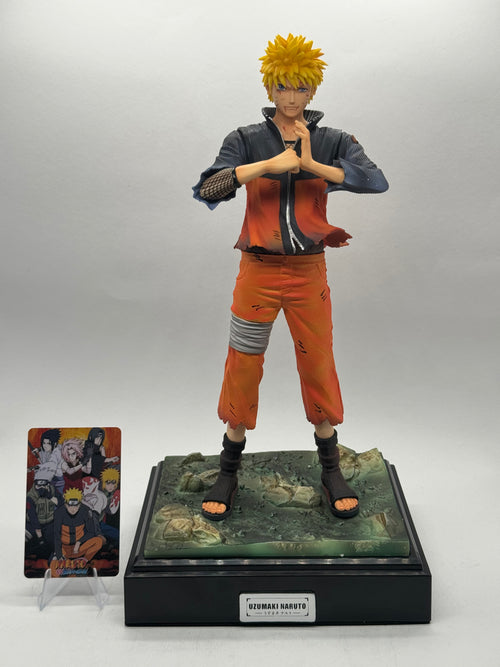 Naruto Uzumaki GK Figure 33cm Qiji Studio - Statua Anime in PVC da Collezione