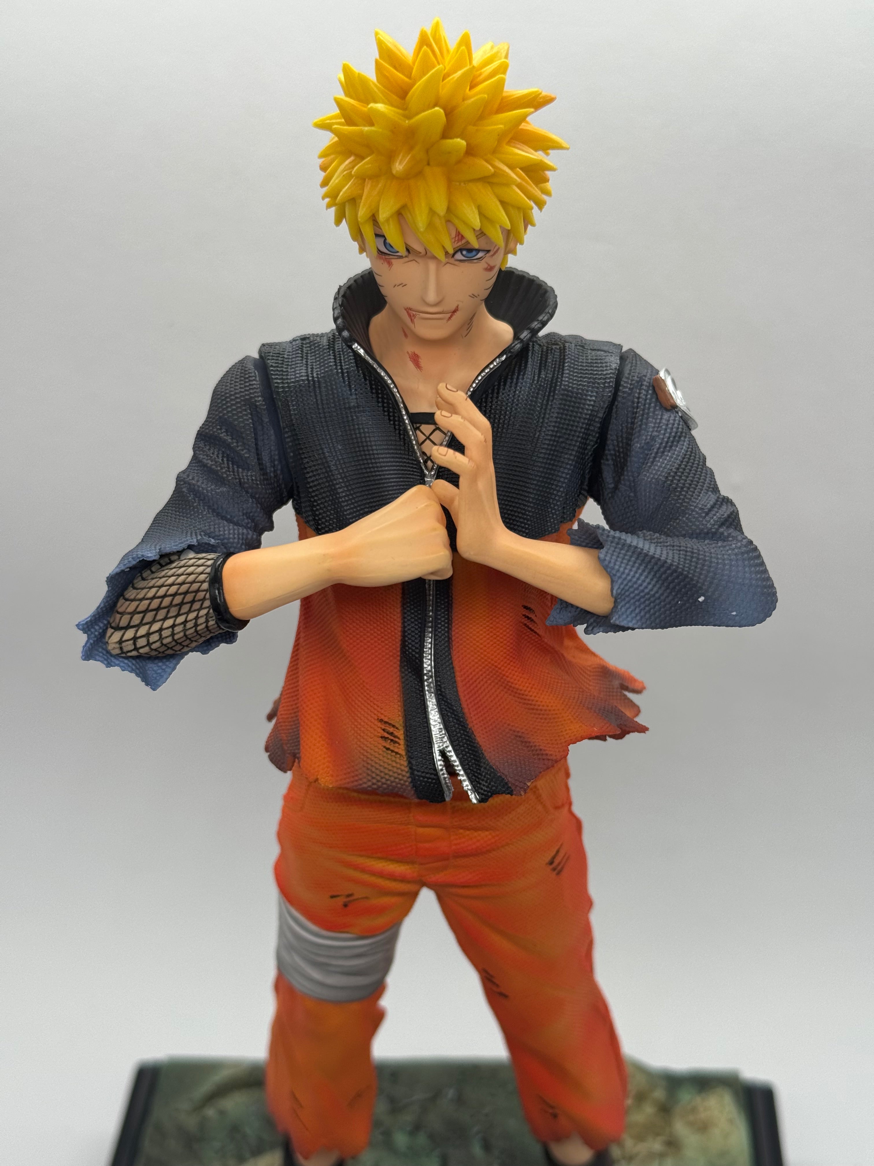 Naruto Uzumaki GK Figure 33cm Qiji Studio - Statua Anime in PVC da Collezione