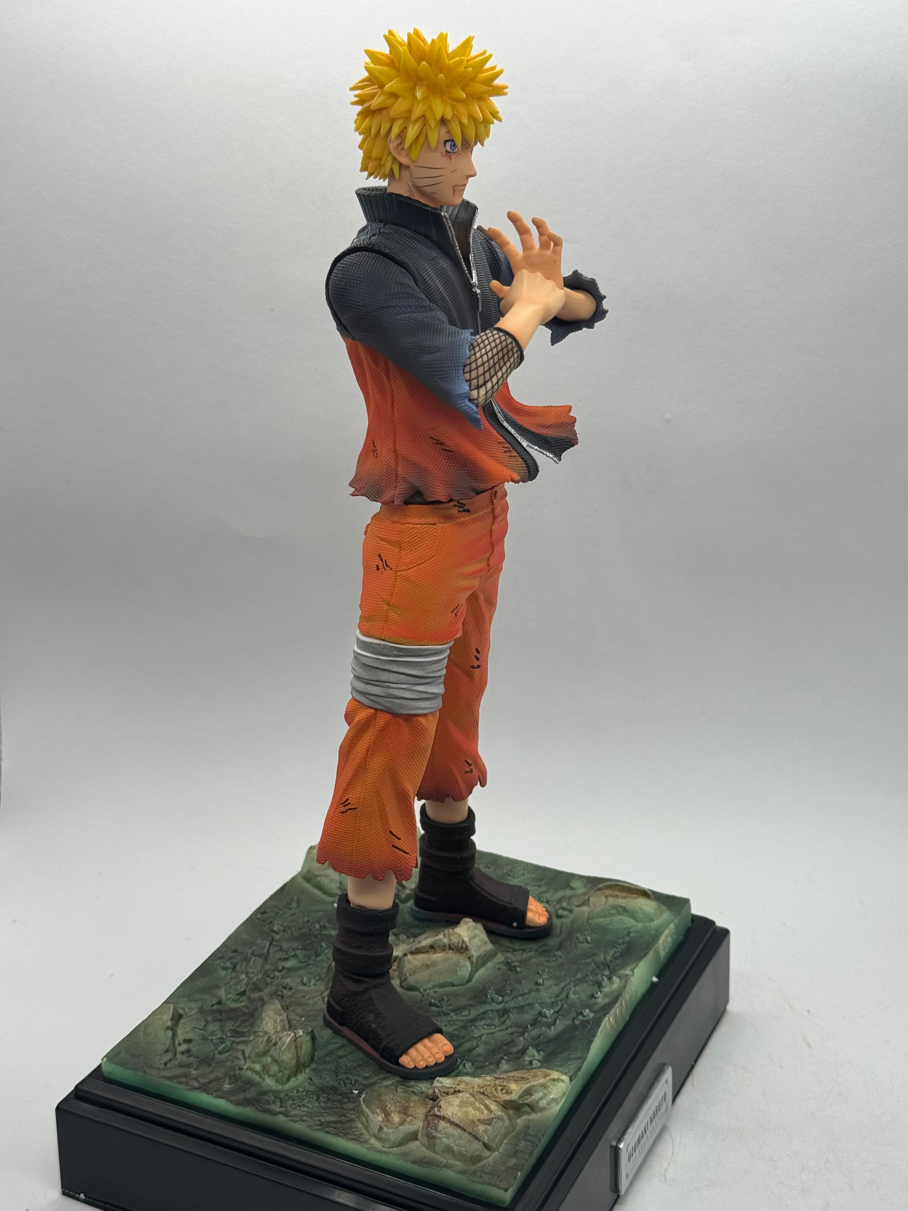 Naruto Uzumaki GK Figure 33cm Qiji Studio - Statua Anime in PVC da Collezione