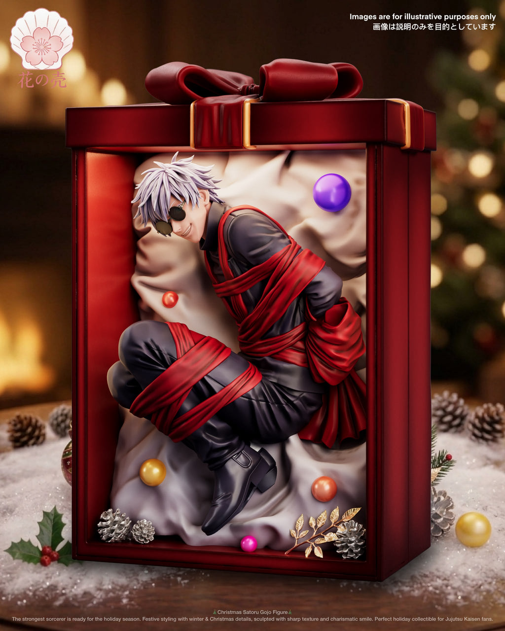 Statua Satoru Gojo Flower Shell Studio Jujutsu Kaisen Resin Statue [PRE-ORDER]