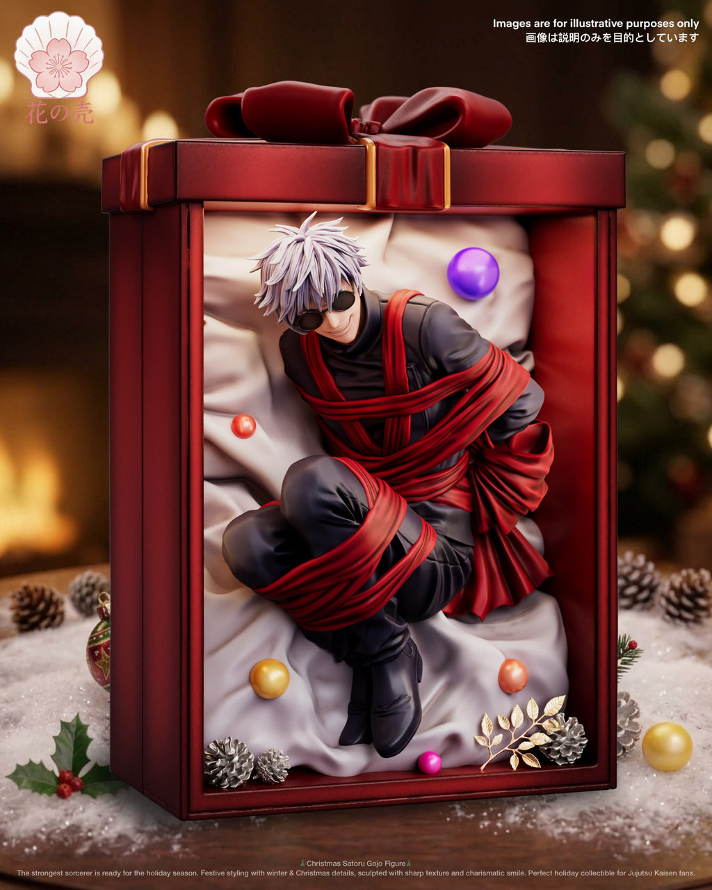 Statua Satoru Gojo Flower Shell Studio Jujutsu Kaisen Resin Statue [PRE-ORDER]