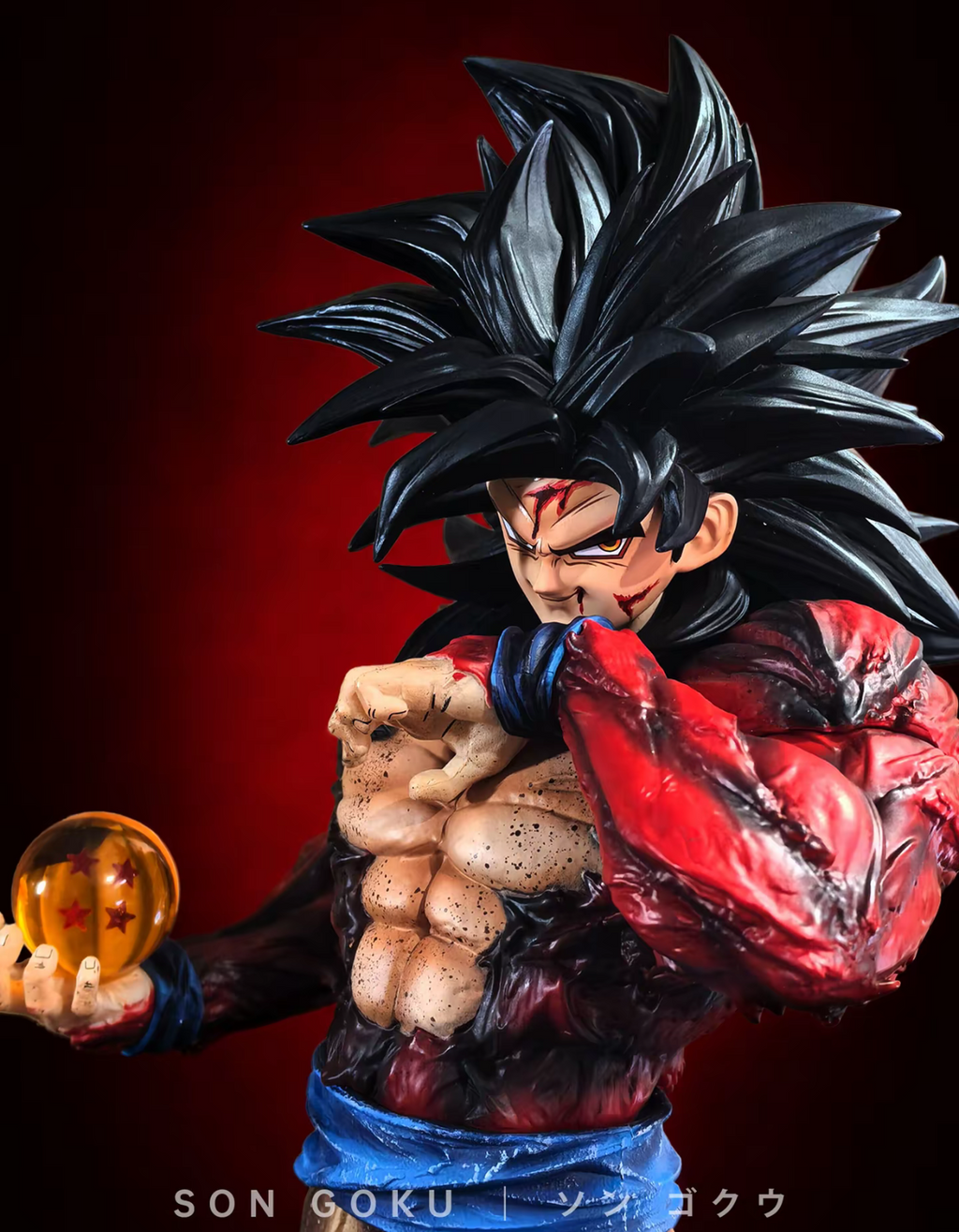 Statua Son Goku Super Saiyan 4 - Dragon Ball GT LK Studio GK 34cm