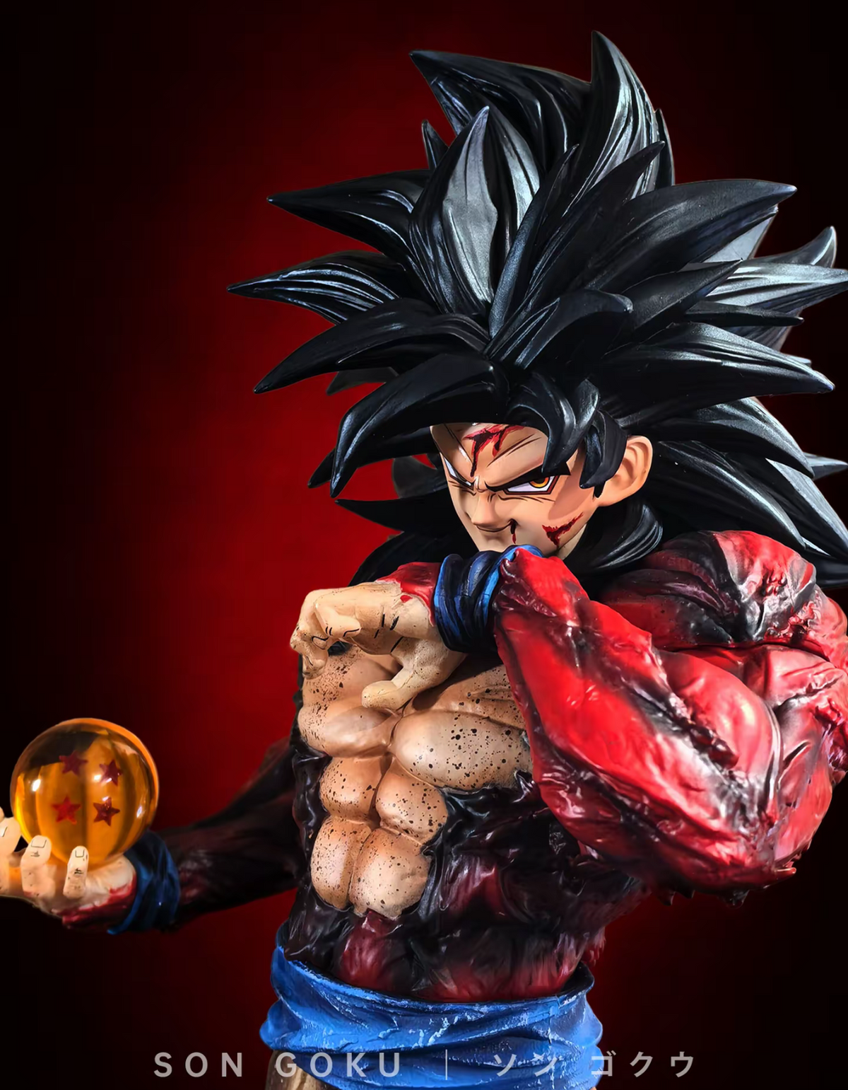 Statua Son Goku Super Saiyan 4 - Dragon Ball GT LK Studio GK 34cm