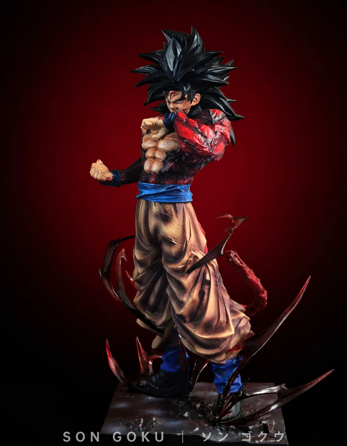 Statua Son Goku Super Saiyan 4 - Dragon Ball GT LK Studio GK 34cm
