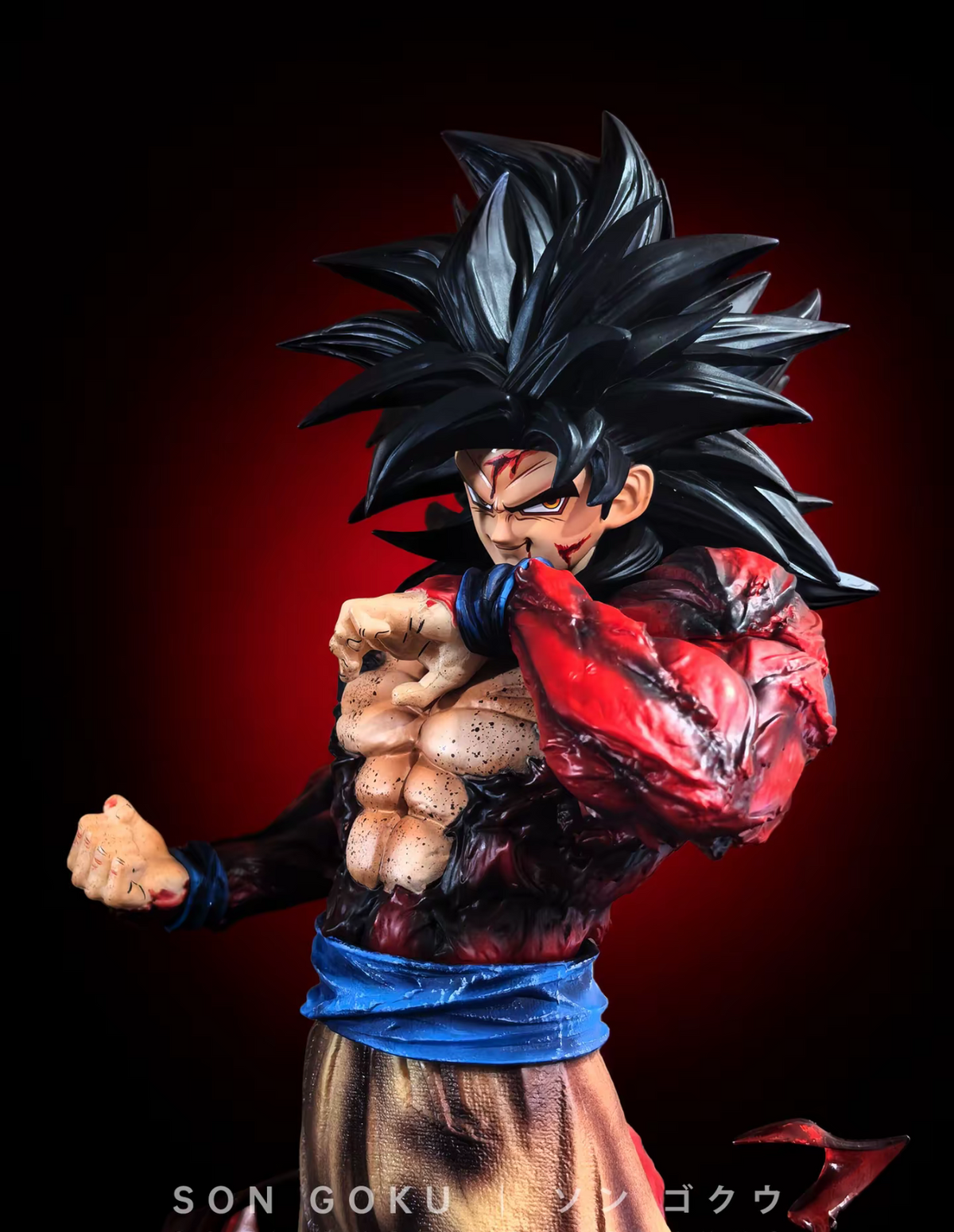 Statua Son Goku Super Saiyan 4 - Dragon Ball GT LK Studio GK 34cm