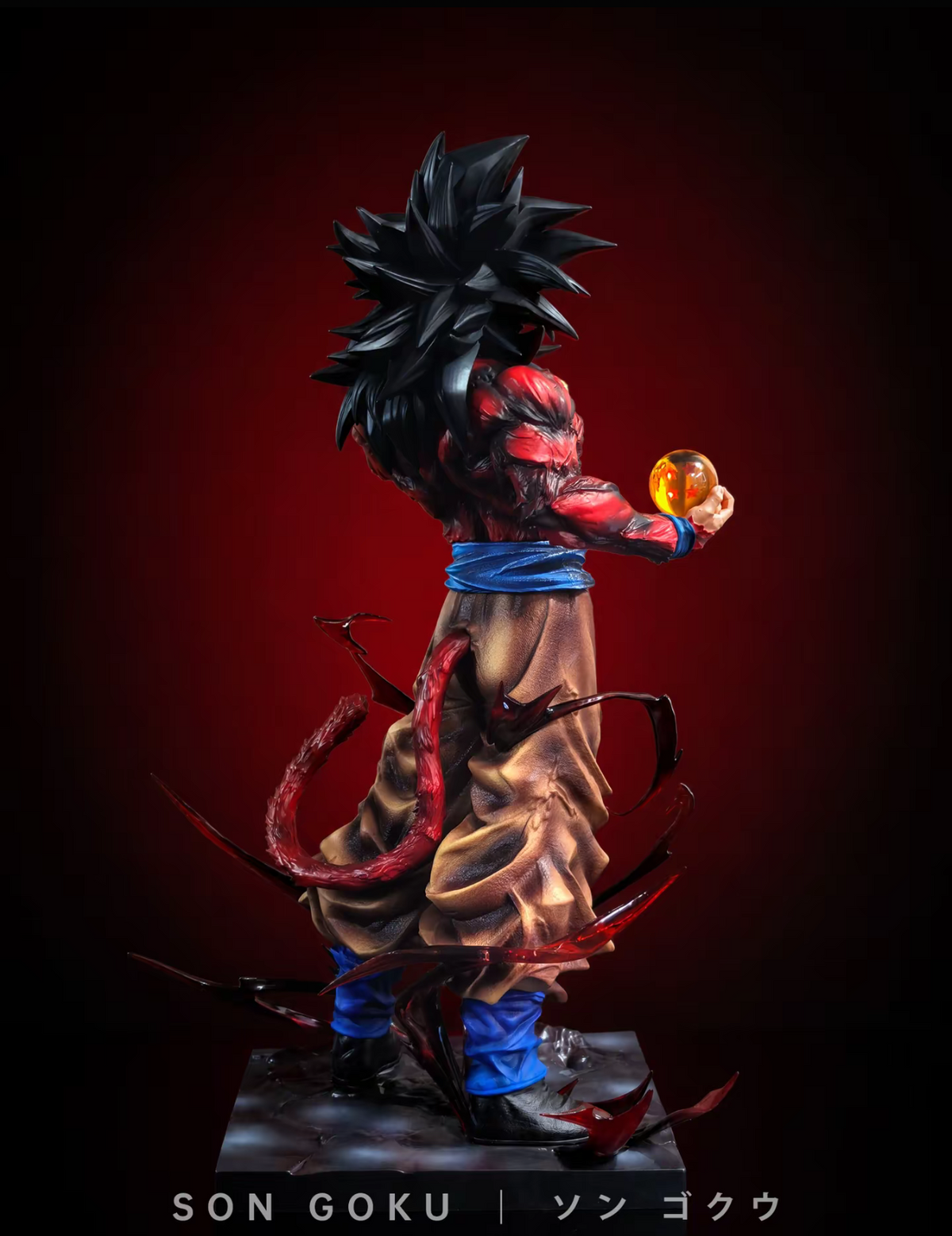 Statua Son Goku Super Saiyan 4 - Dragon Ball GT LK Studio GK 34cm