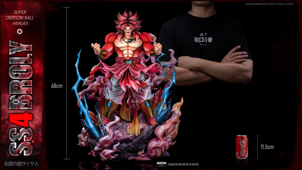 Statua Super Saiyan 4 Broly Dragon Ball Smokers Studio Resin Statue [PRE-ORDER]
