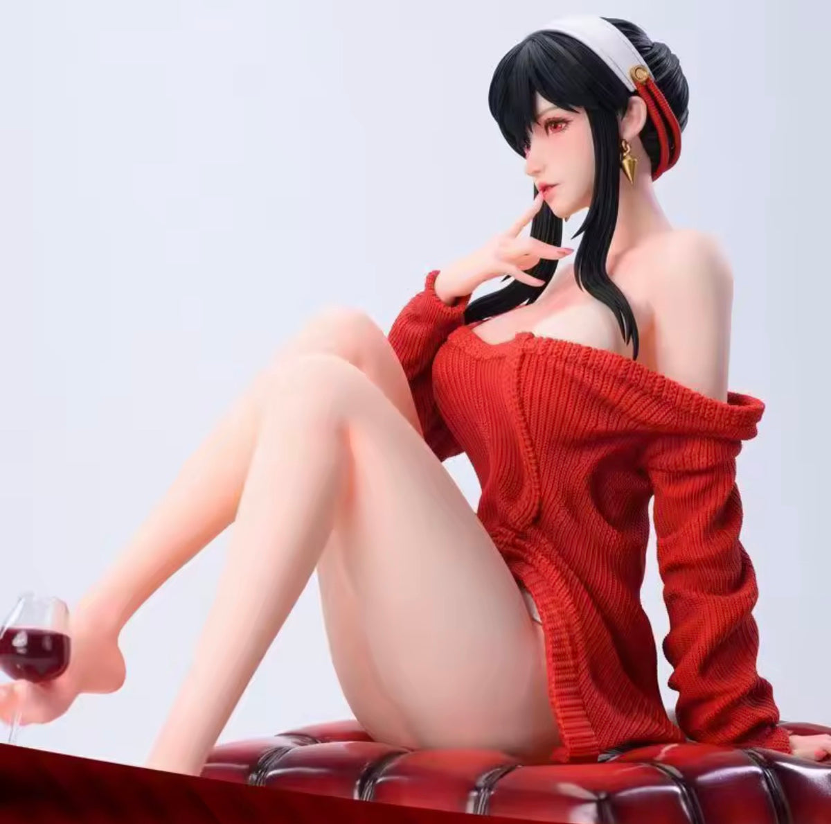 Statua Yor Forger Red Sweater Ver. - SPY×FAMILY LY Studio GK Figure Realistic Style 20cm